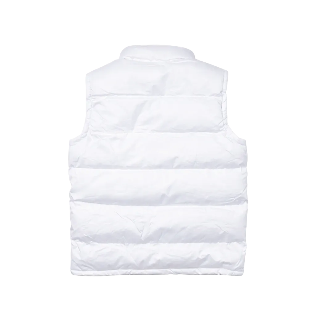 U.S. ICON MEN'S PUFFER VEST (WHITE)