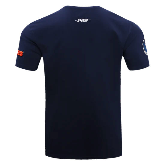 PRO STANDARD NFL CHICAGO BEARS MASHUP MEN'S NAVY/ORANGE T-SHIRT