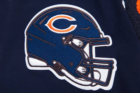 PRO STANDARD NFL CHICAGO BEARS MASHUP MEN'S NAVY/ORANGE T-SHIRT