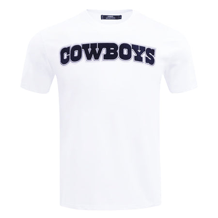 PRO STANDARD NFL DALLAS COWBOYS CLASSIC CHENILLE MEN'S WHITE T-SHIRT