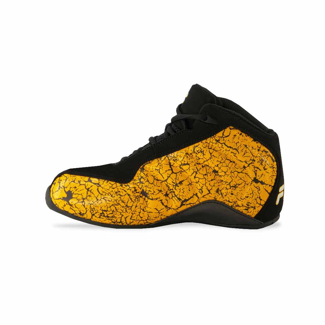 KIDS FILA INCENTIVE SHOES (BLACK/YELLOW)