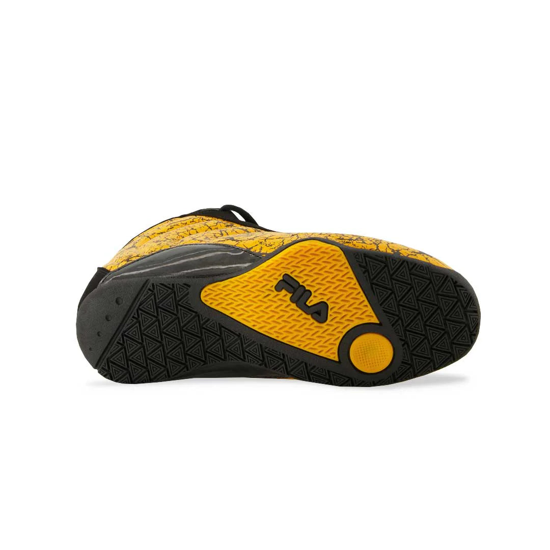 KIDS FILA INCENTIVE SHOES (BLACK/YELLOW)
