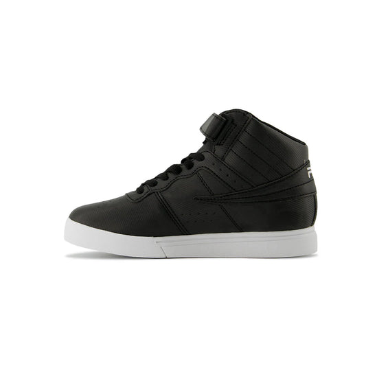 KIDS FILA VULC 13 DIAMO HIGH TOP SHOES (BLACK)