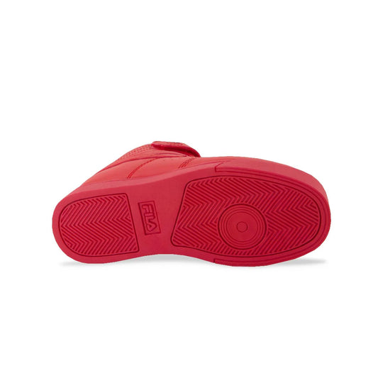 KIDS FILA VULC 13 TONAL HIGH TOP SHOES (RED)
