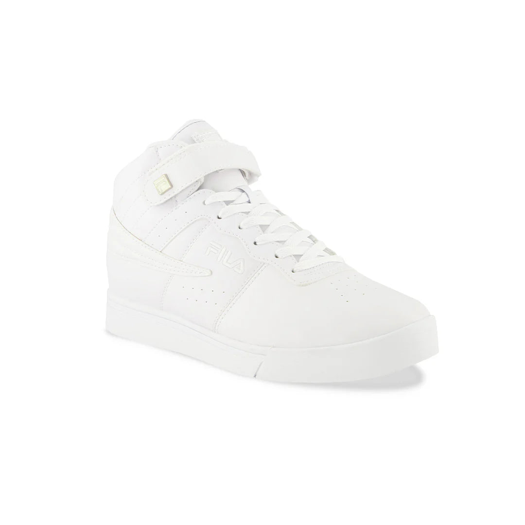 FILA MEN'S VULC 13 DISTRESS HIGH TOP SHOE (WHITE)