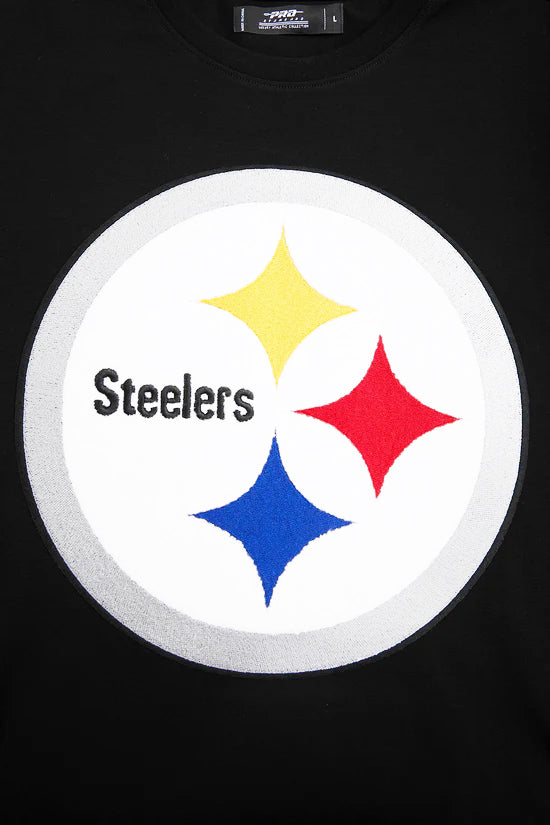 PRO STANDARD NFL PITTSBURGH STEELERS MASHUP MEN'S BLACK T-SHIRT