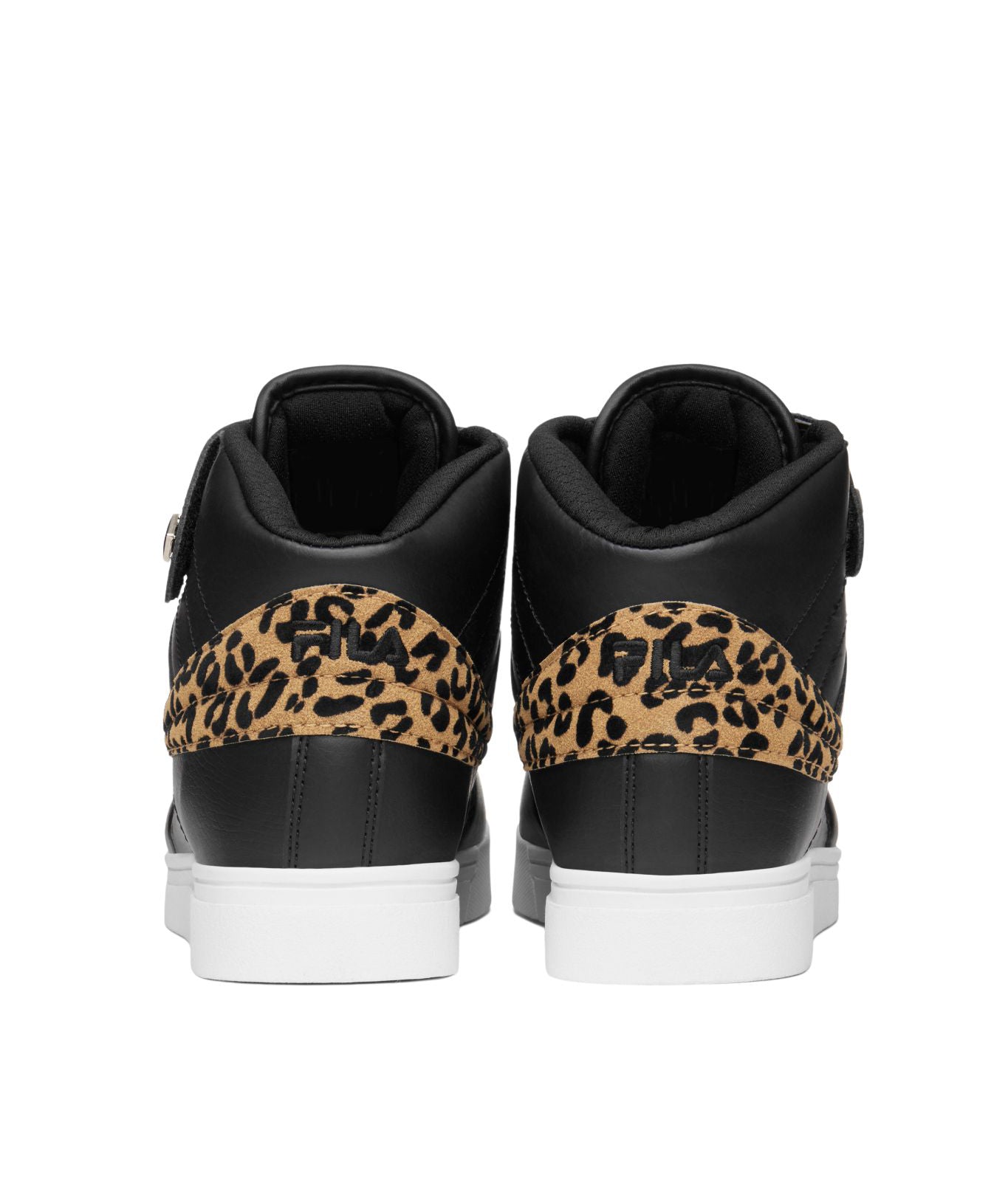 FILA WOMEN'S VULC 13 WILD HIGH TOP SHOES (BLACK/BROWN)