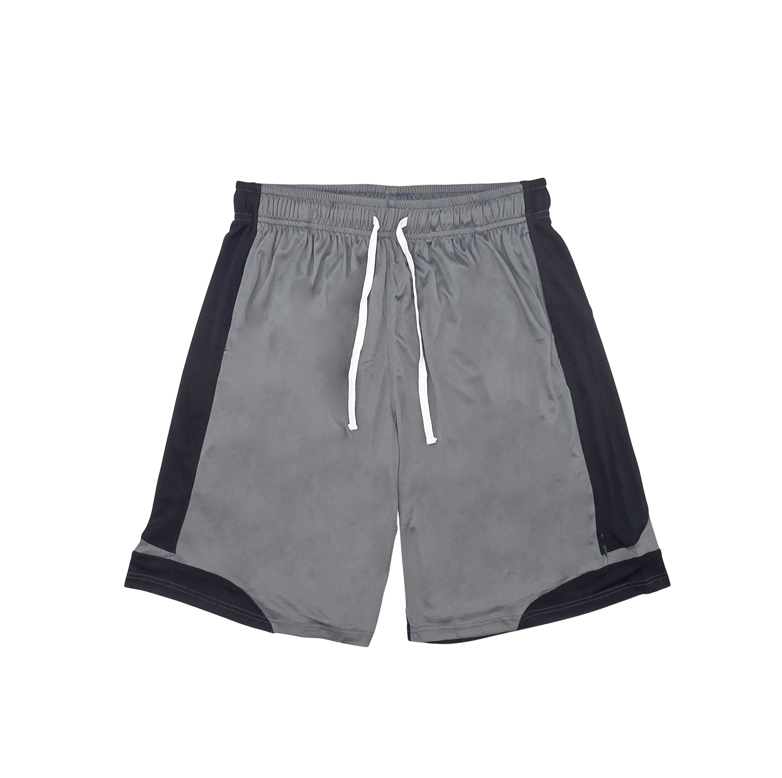 MEN'S ONIX LONG BASKETBALL SHORTS (GREY)