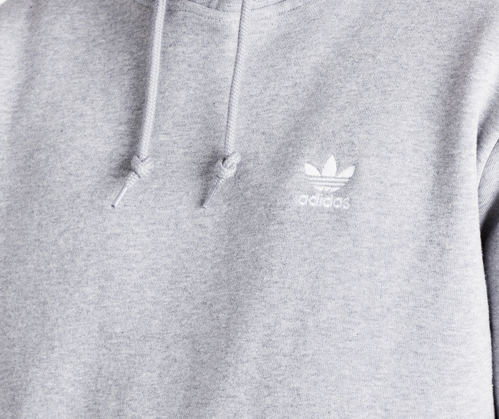 ADIDAS CORE LOGO ESSENTIAL HOODIE (GREY)