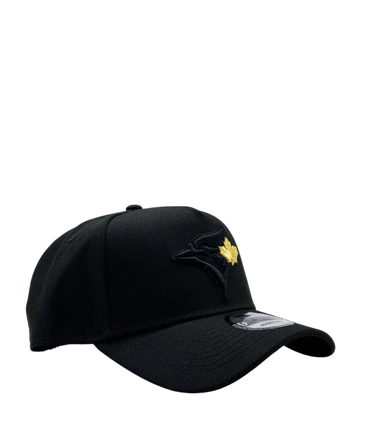 NEW ERA 9FORTY TORONTO BLUE JAYS BLACK/GOLD LEAF ADJUSTABLE CAP