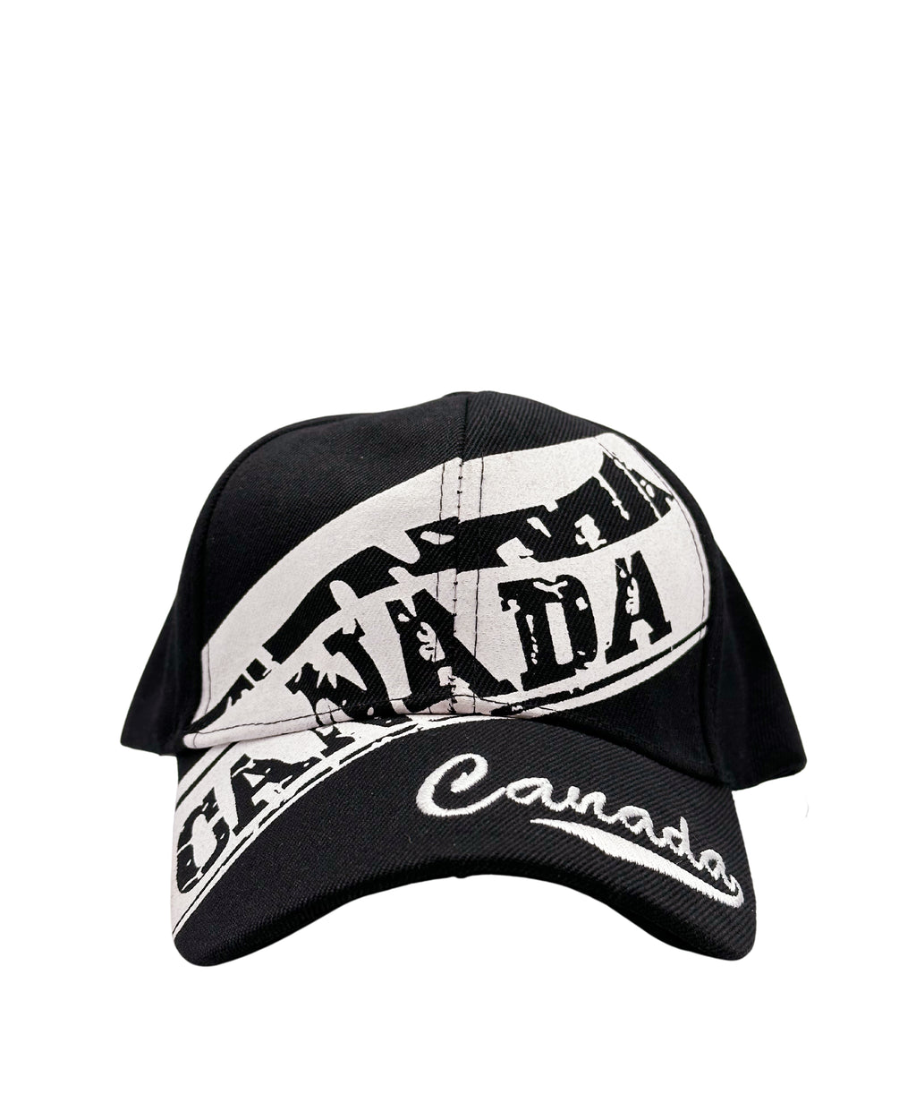 CANADA EMBROIDERED CAP (BLACK)