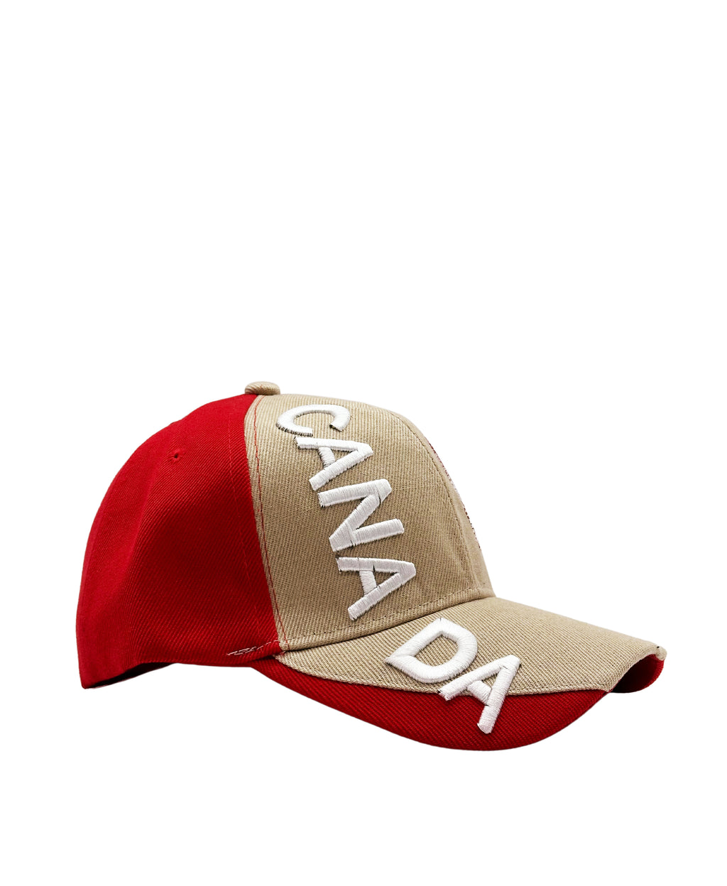 CANADA EMBROIDERED CAP (SAND/RED)