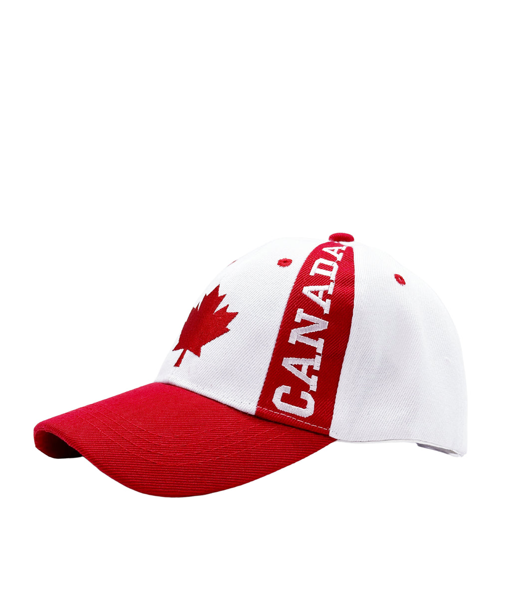 CANADA EMBROIDERED CAP (WHITE)