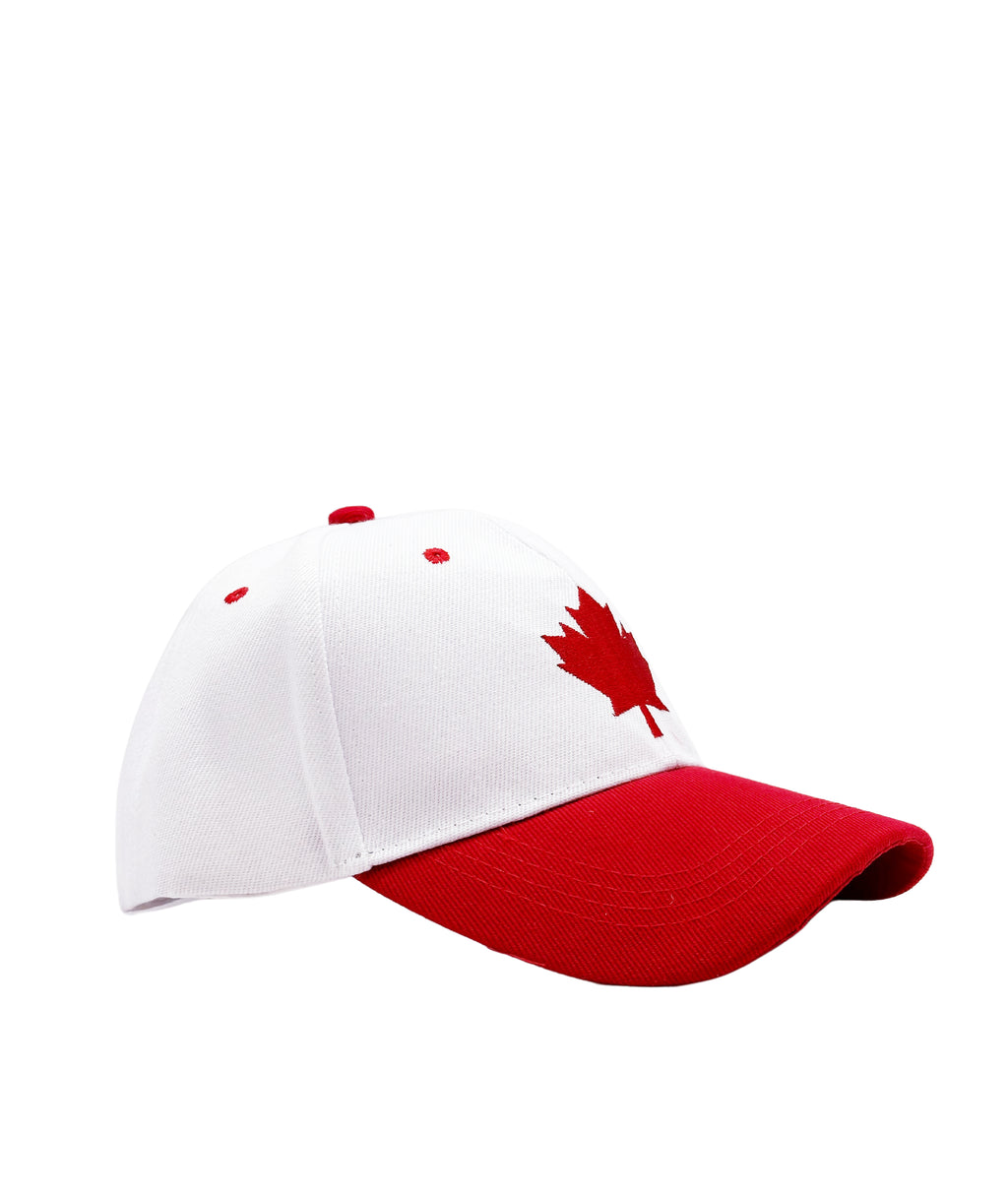 CANADA EMBROIDERED CAP (WHITE)