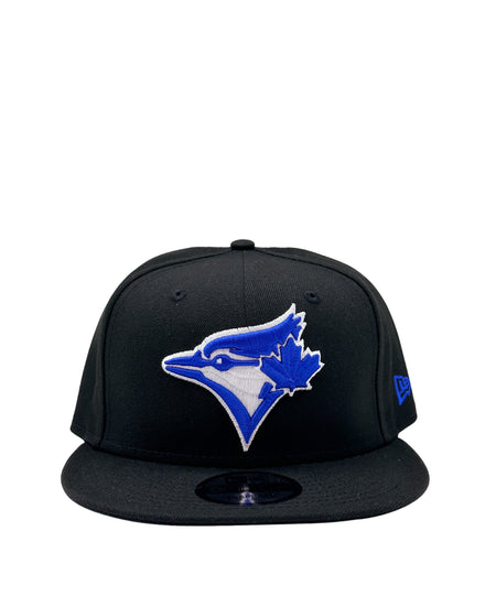 NEW ERA 9FIFTY TORONTO BLUE JAYS BLACK/ROYAL BLUE SNAPBACK HAT