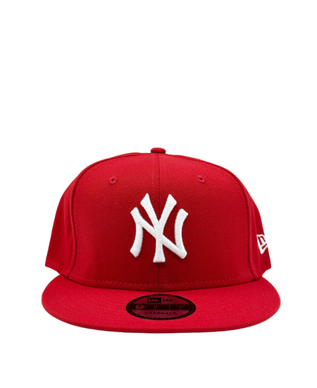 NEW ERA 9FIFTY NEW YORK YANKEES SCARLET RED SNAPBACK HAT