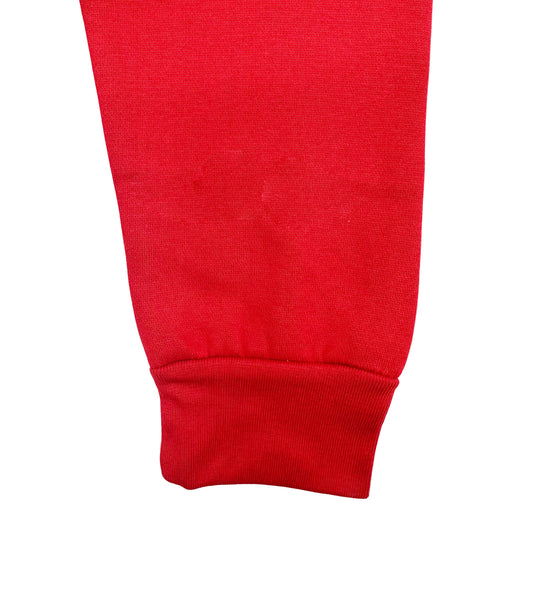 MEN'S FLEECE FULL ZIP HOODIE (RED)
