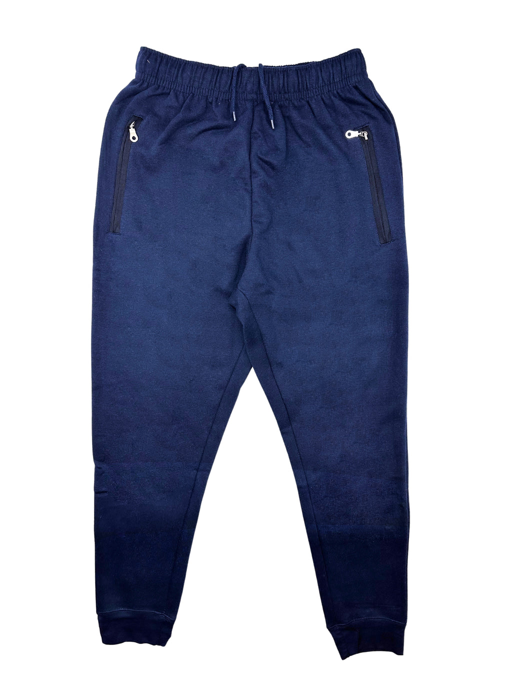 MEN'S FLEECE JOGGER WITH ZIPPER POCKETS (NAVY)