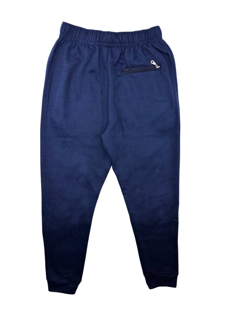 MEN'S FLEECE JOGGER WITH ZIPPER POCKETS (NAVY)