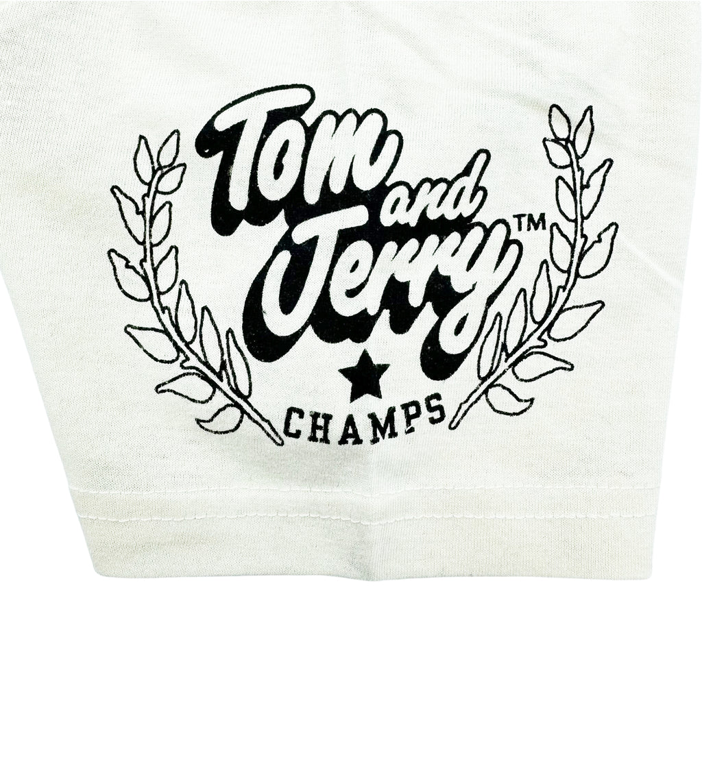 MEN'S TOM & JERRY SEAM SEAL T-SHIRT (CREAM)