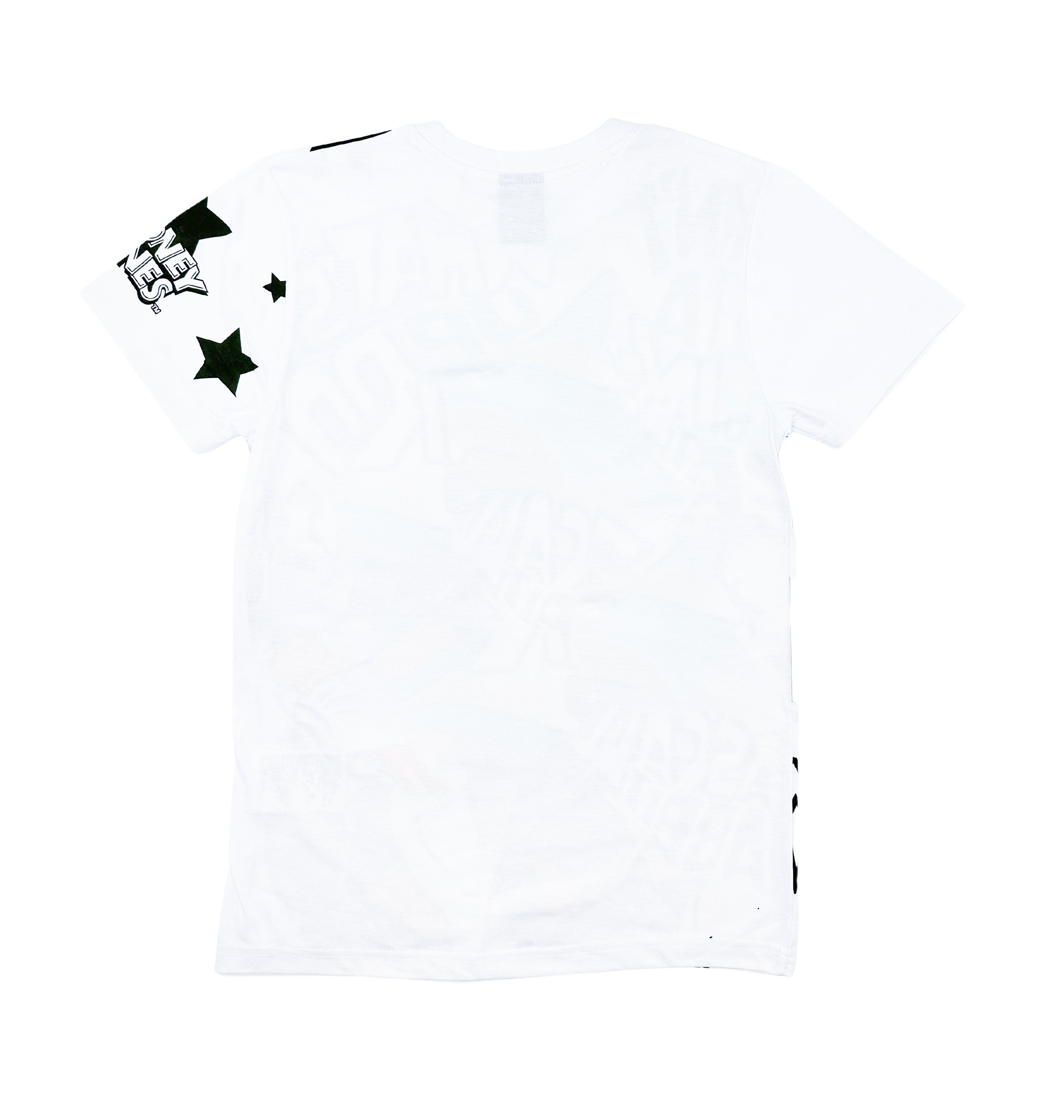 MEN'S LOONEY TUNES BUGS BUNNY ALL OVER PUFF PRINT T-SHIRT (WHITE)