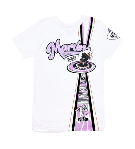 MEN'S LOONEY TUNES MARVIN THE MARTIAN HD PRINT T-SHIRT (WHITE)