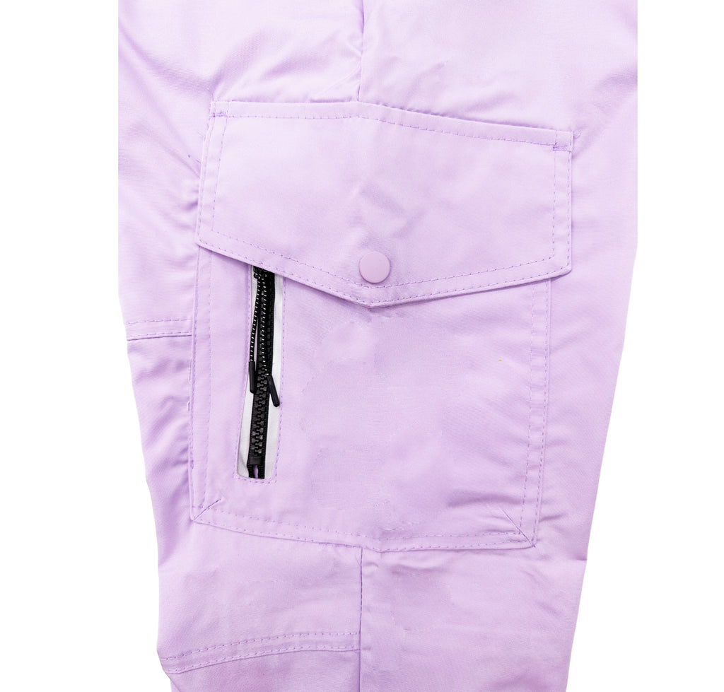 WT02 TECH WOVEN CARGO PANTS (LAVENDER)