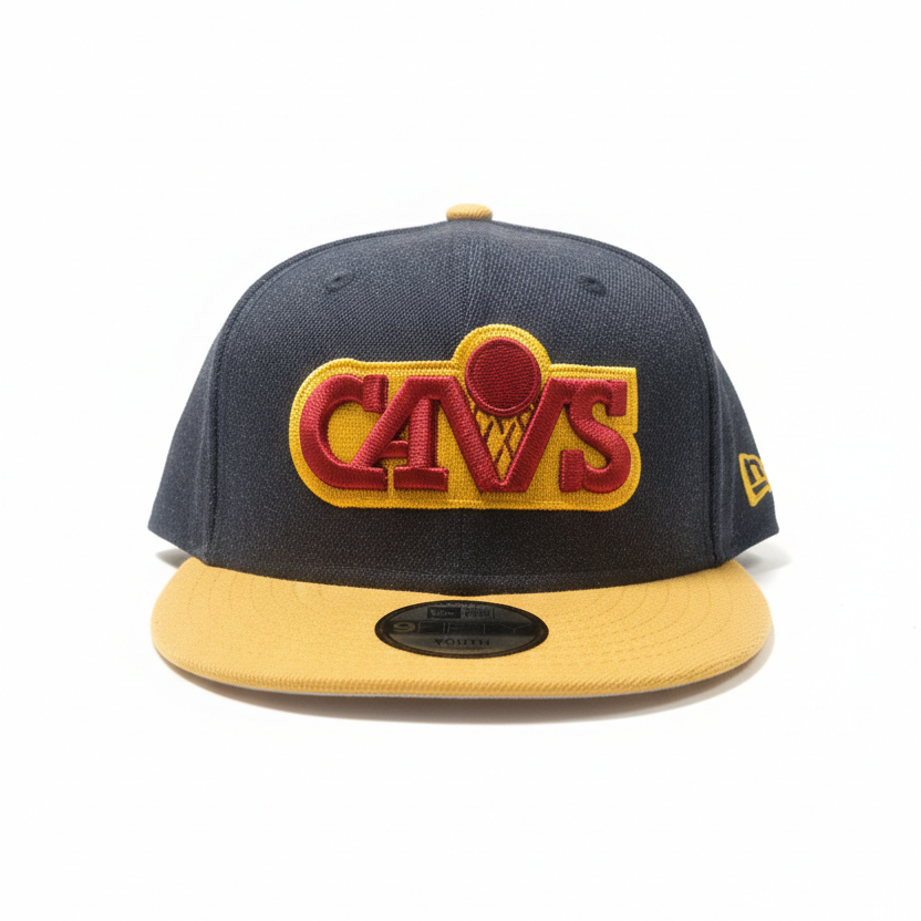 KIDS NEW ERA CLEVELAND CAVALIERS SNAPBACK HAT