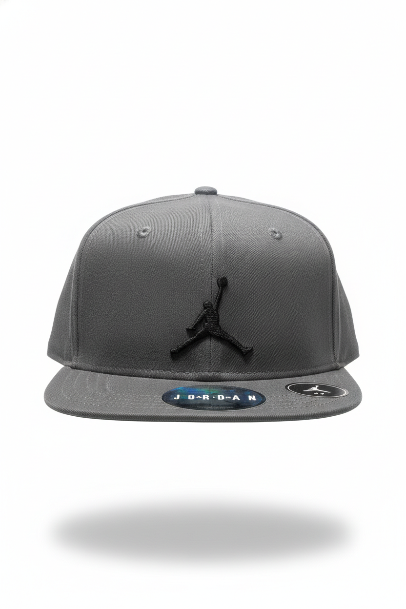 AIR JORDAN YOUTH KIDS ADJUSTABLE VELCRO HAT (GREY)