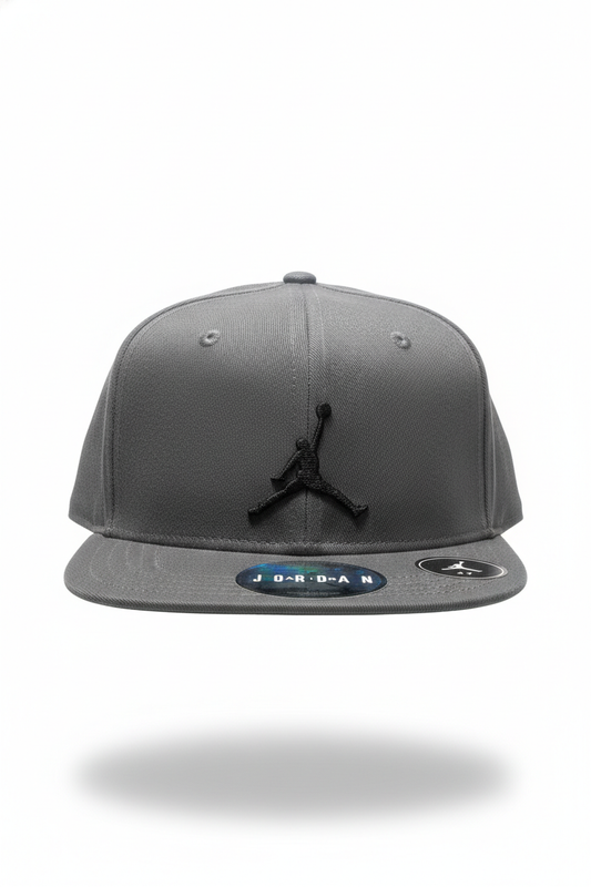 AIR JORDAN YOUTH KIDS ADJUSTABLE VELCRO HAT (GREY)