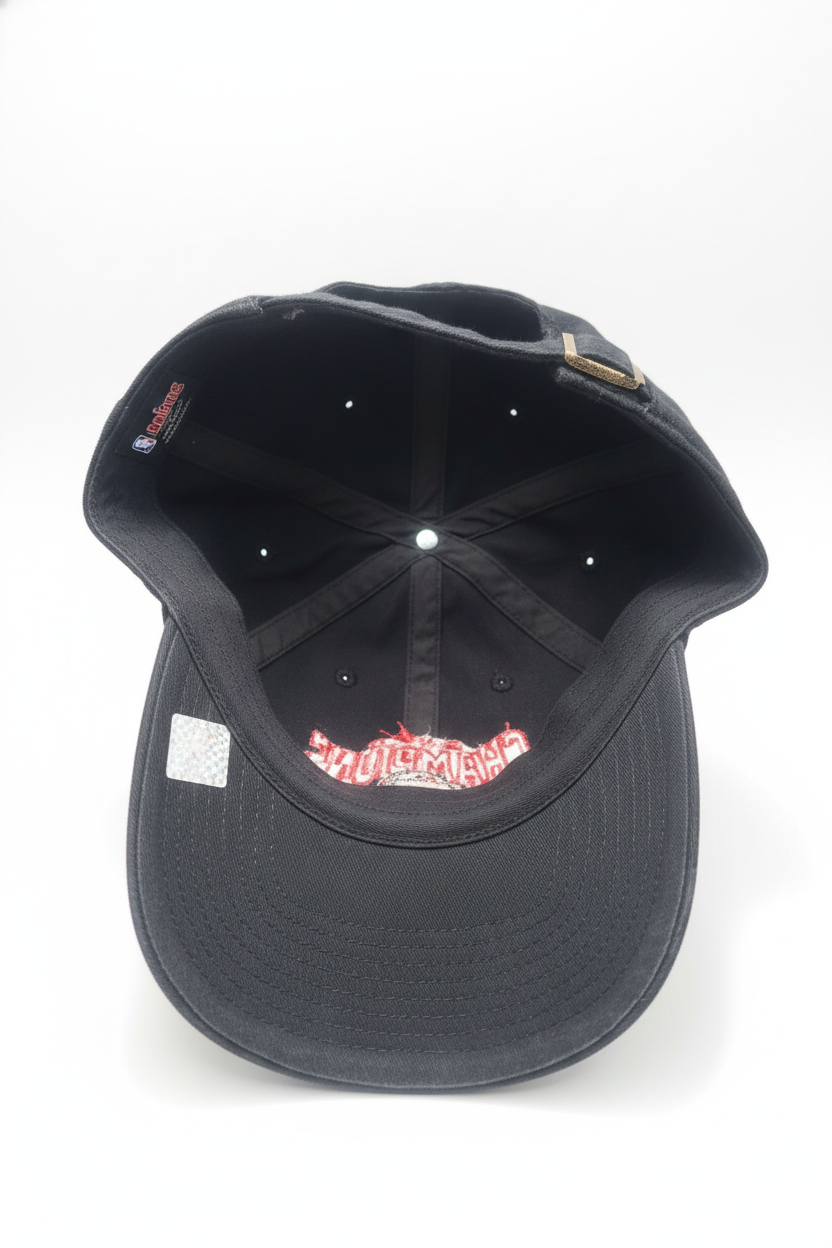 MEN'S '47 NBA TORONTO RAPTORS 2019 CHAMPIONS RED ON BLACK CAP