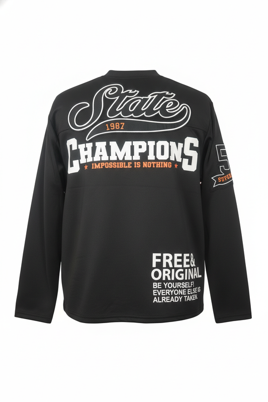 SWITCH MEN'S STATE CHAMPION LONG SLEEVE JERSEY (BLACK)