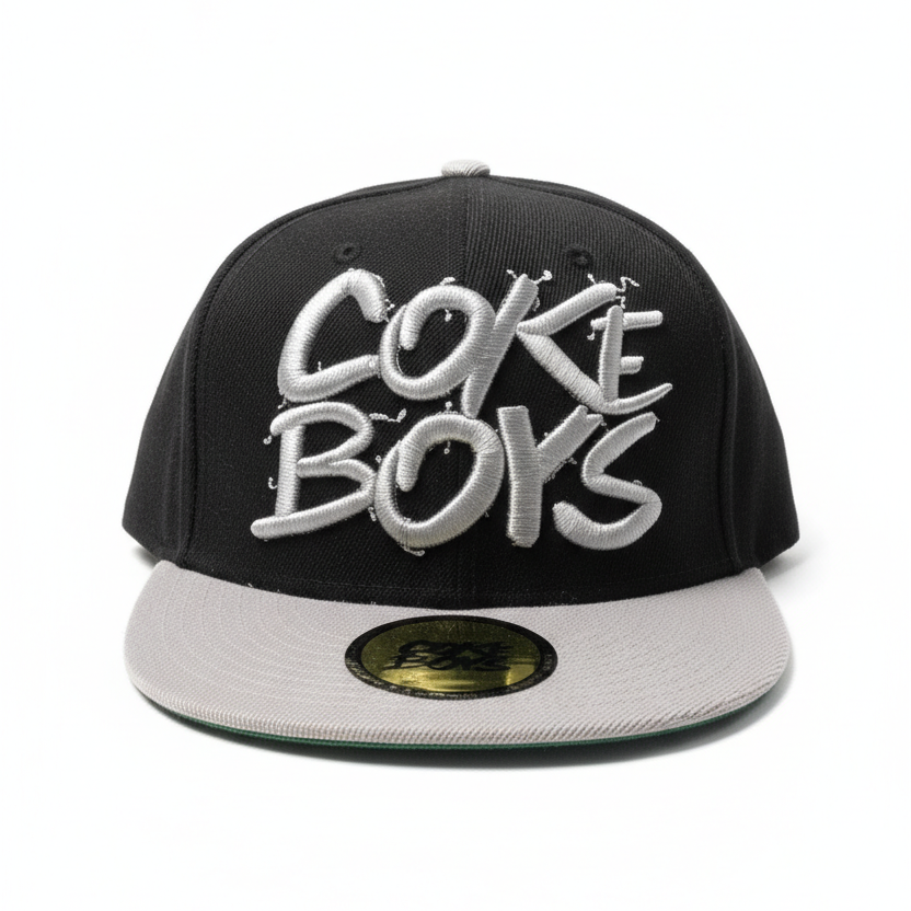 MEN'S COKE BOYS BLACK/GREY SNAPBACK HAT