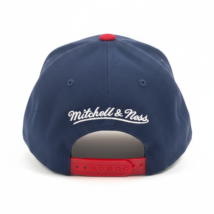 MEN'S MITCHELL & NESS NHL MONTREAL CANADIENS NAVY/RED SNAPBACK HAT