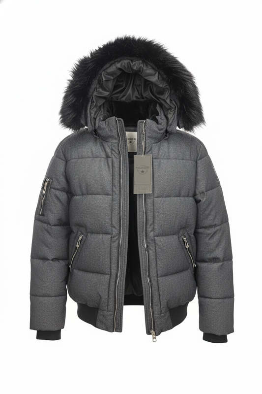 NOIZE CLARK QUILTED BOMBER JACKET