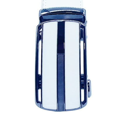 MEN'S ADJUSTABLE DESIGNER BELT (WHITE M-74)