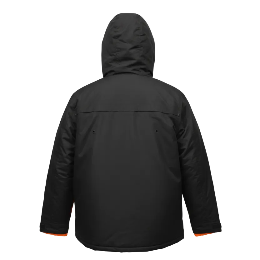 KOLDTEK MEN'S BOMBER WINTER JACKET WITH HOOD (BLACK)