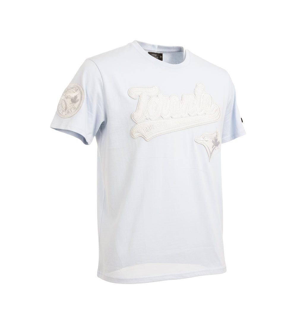 PRO STANDARD MLB TORONTO BLUE JAYS WHITE LOGO PRO TEAM MEN'S T-SHIRT