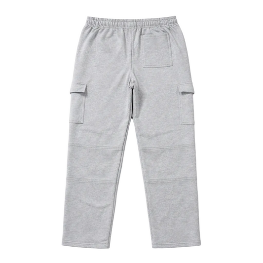 AGILE MEN'S CARGO FLEECE JOGGERS (GREY)