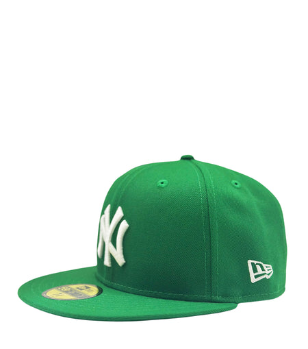 NEW ERA 59FIFTY NEW YORK YANKEES GREEN WITH WHITE LOGO FITTED HAT