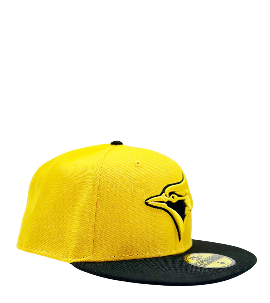 NEW ERA 59FIFTY TORONTO BLUE JAYS GOLD WITH BLACK FITTED HAT