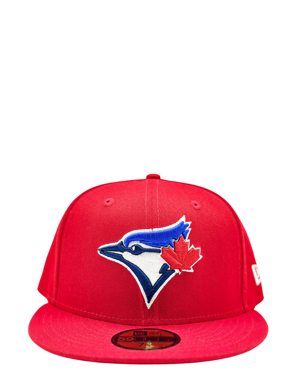 NEW ERA 59FIFTY TORONTO BLUE JAYS RED WITH ROYAL FITTED HAT