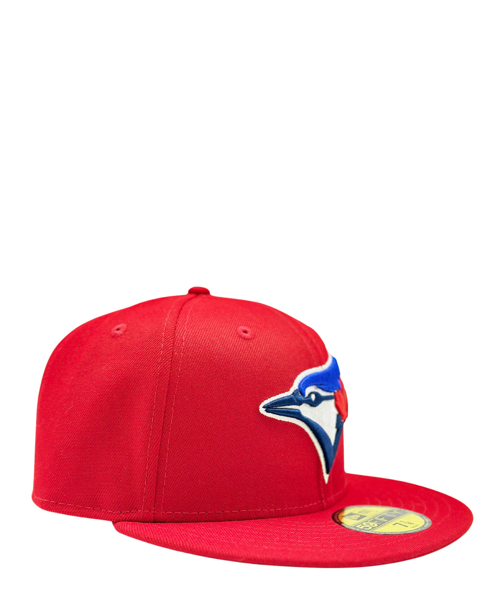 NEW ERA 59FIFTY TORONTO BLUE JAYS RED WITH ROYAL FITTED HAT