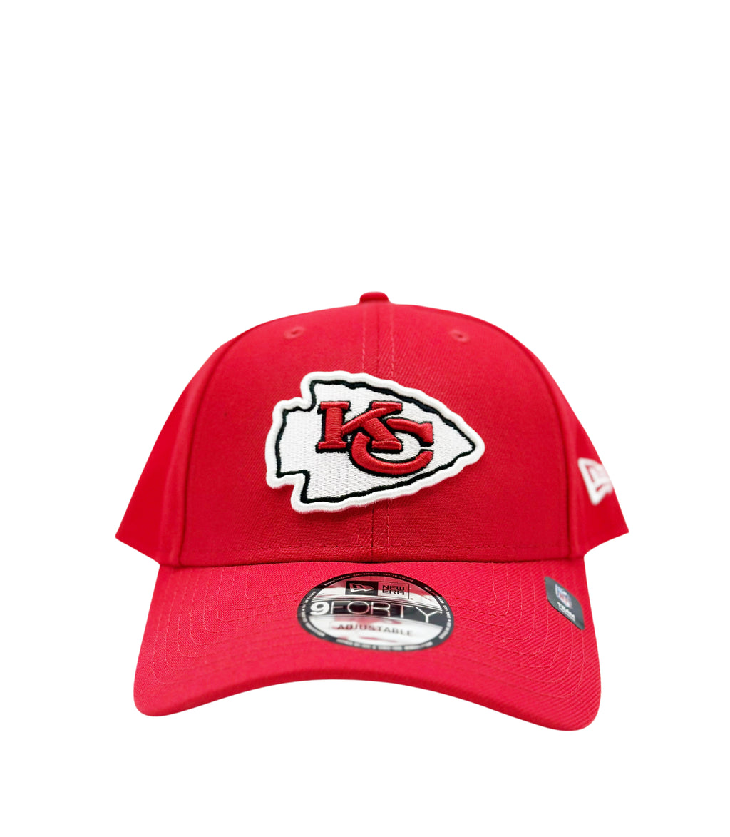 NEW ERA 9FORTY NFL KANSAS CITY CHIEFS ALL RED ADJUSTABLE CAP