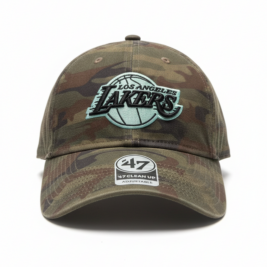 LOS ANGELES LAKERS NBA ADJUSTABLE CAMO CAP