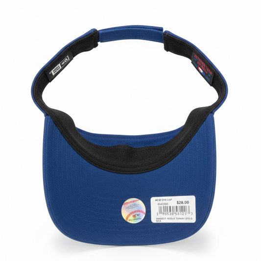NEW ERA MEN'S TORONTO BLUE JAYS DUGOUT REDUX III ROYAL BLUE VISOR