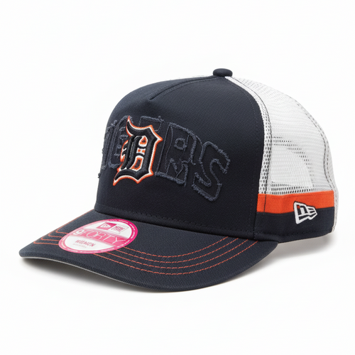 NEW ERA WOMEN'S 9FORTY MLB DETROIT TIGERS NAVY SNAPBACK HAT