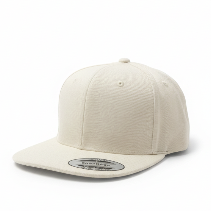 MEN'S PREMIUM CLASSIC PLAIN WHITE SNAPBACK