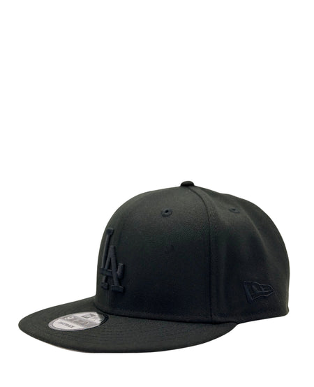 9FIFTY LOS ANGELES DODGERS ALL BLACK BASIC SNAPBACK HAT