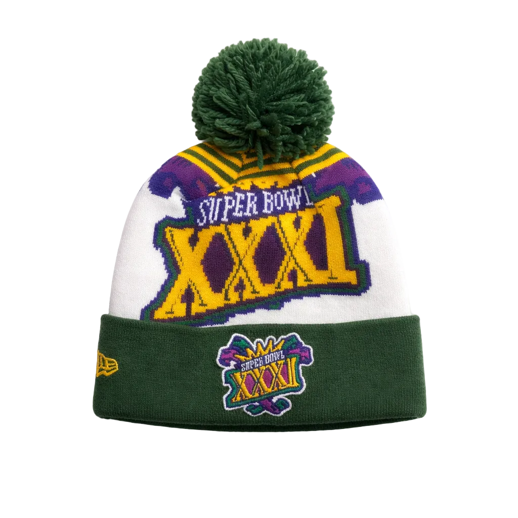NEW ERA NFL SUPERBOWL XXXI GREEN BAY PACKERS TOUQUE